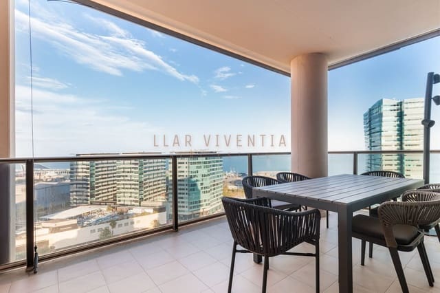 3 soverom Leilighet til leie i Diagonal Mar i El Front Marítim del Poblenou, Barcelona by med svømmebasseng - € 5 500 (Ref: 10078984)