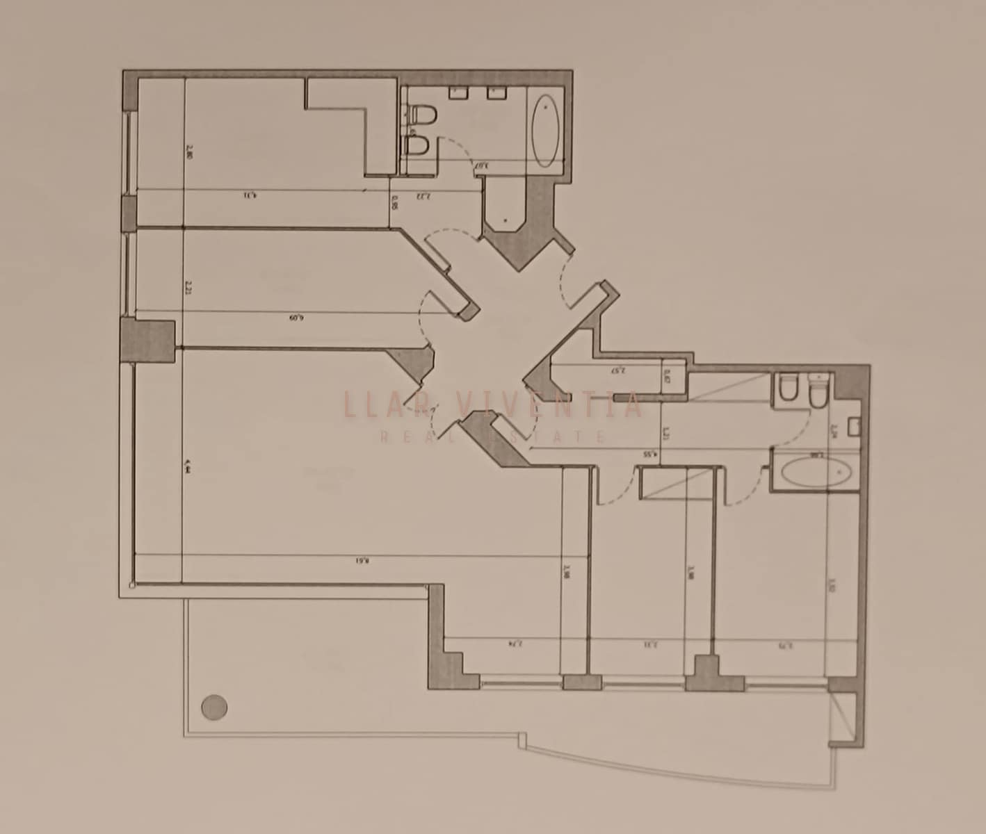 3 camera da letto Appartamento in vendita in Barcelona citta con piscina - 1.800.000 € (Rif: 10078985)