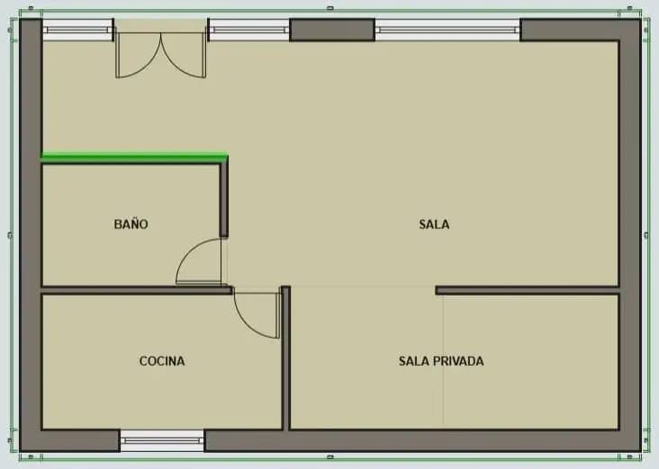 Kommersiell att hyra i Monachil - 450 € (Ref: 10100651)