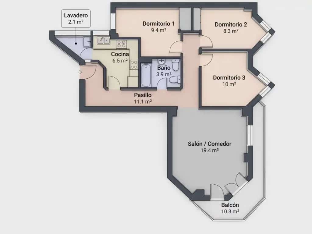 3 slaapkamer Penthouse te koop in Torrevieja - € 299.000 (Ref: 10081724)