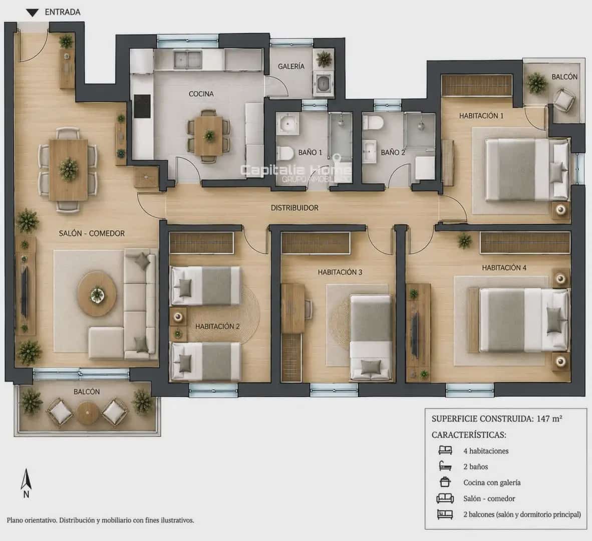 4 quarto Apartamento para venda em Ibi - 140 000 € (Ref: 10081603)