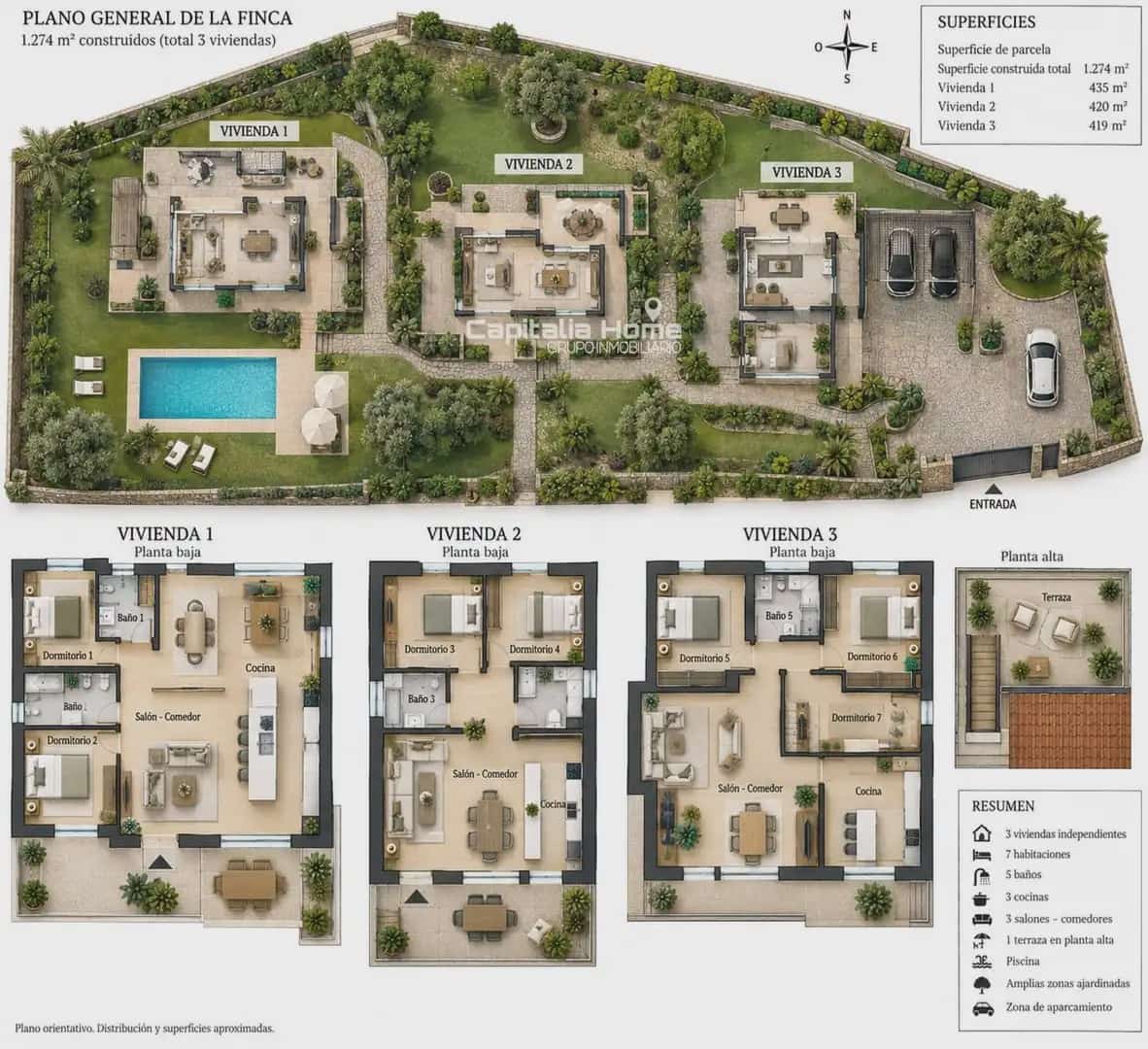 7 bedroom Finca/Country House for sale in Calabardina with garage - € 850,000 (Ref: 10081619)