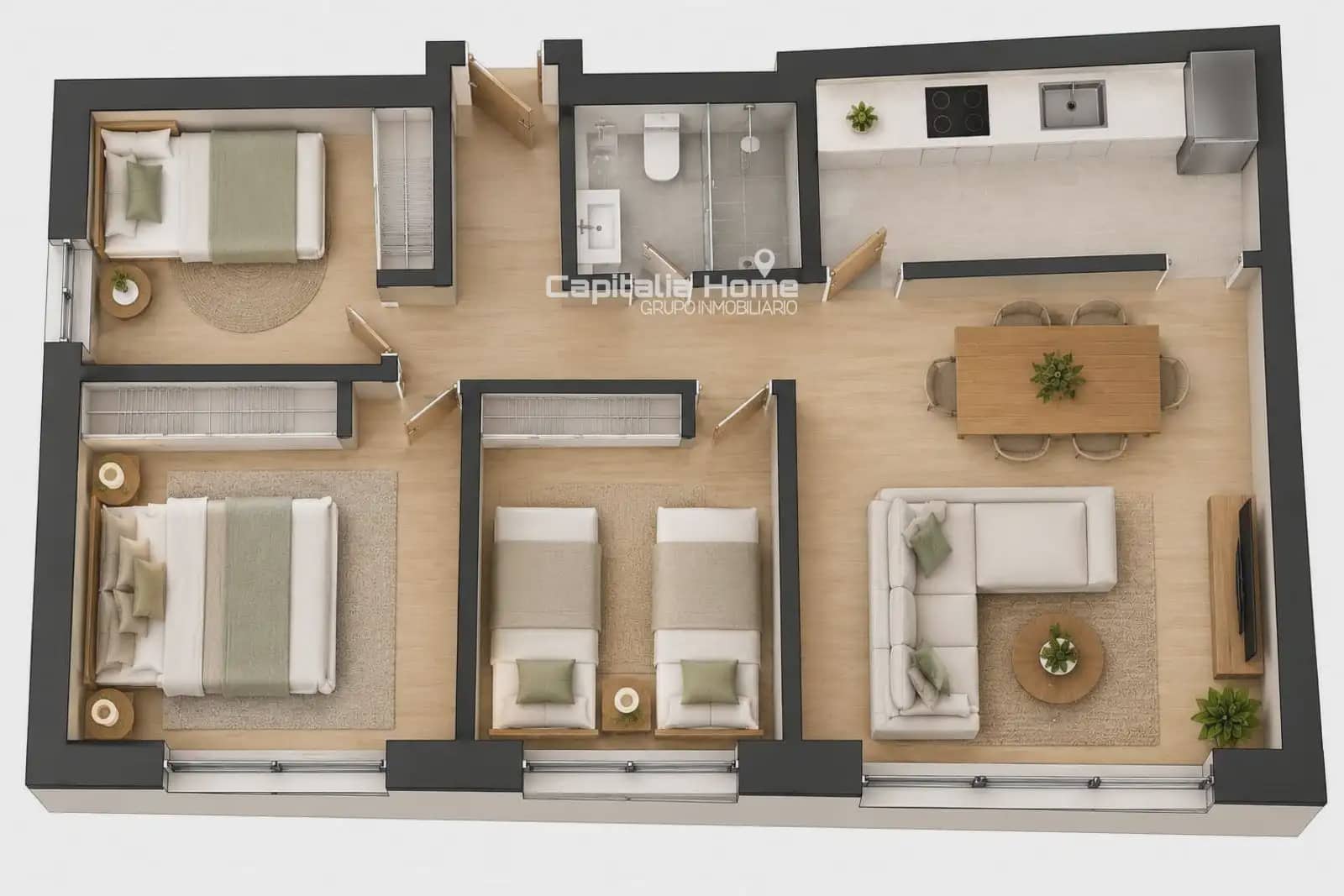 3 bedroom Flat for sale in Alcoy / Alcoi - € 90,000 (Ref: 10160251)