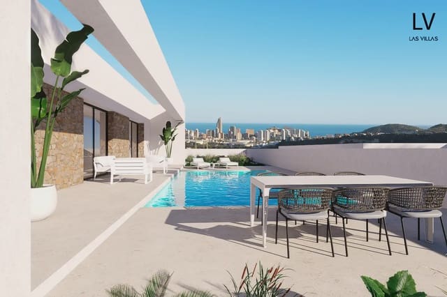 3 sypialnia Willa na sprzedaż w Golf Bahía, Finestrat z basenem garażem - 809 000 € (Ref: 10081802)