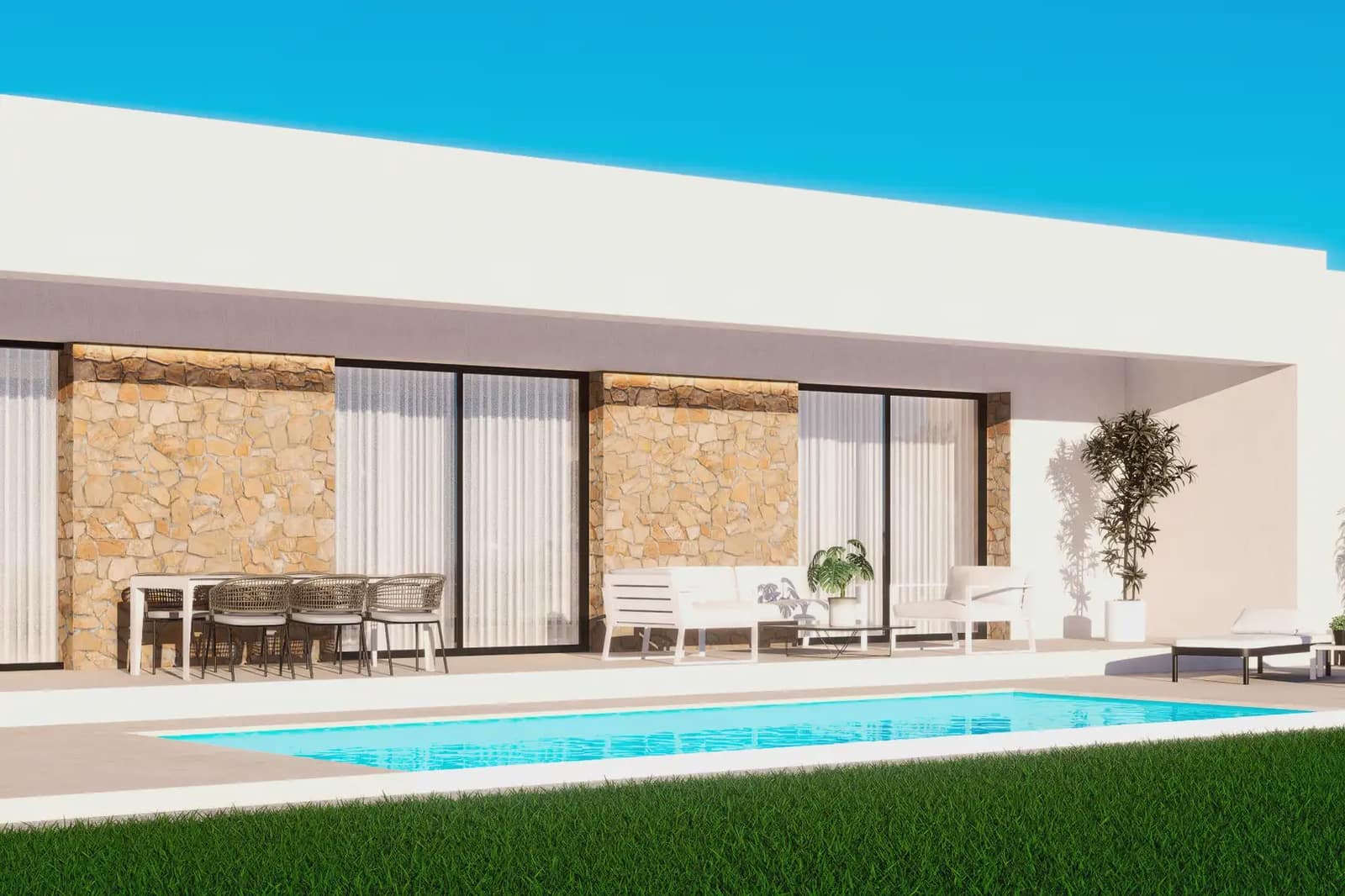 3 sypialnia Willa na sprzedaż w Finestrat z basenem garażem - 809 000 € (Ref: 10081802)