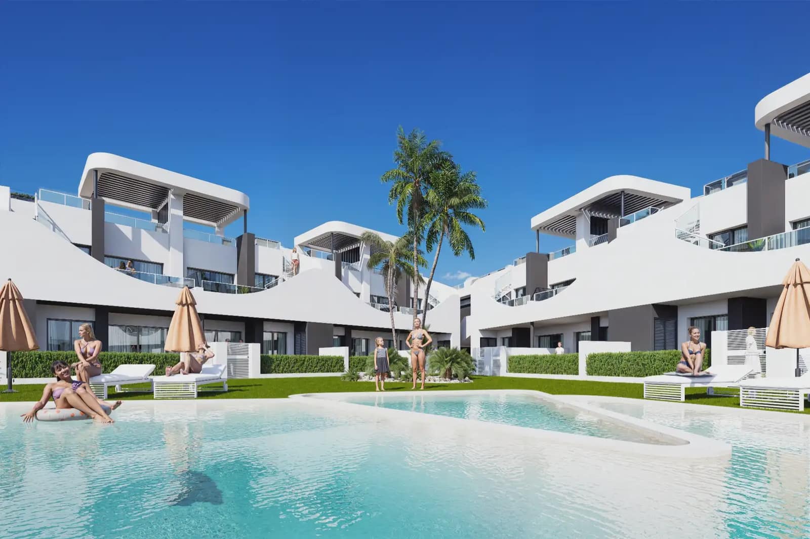 2 sovrum Bungalow till salu i San Fulgencio med pool - 233 000 € (Ref: 10134930)
