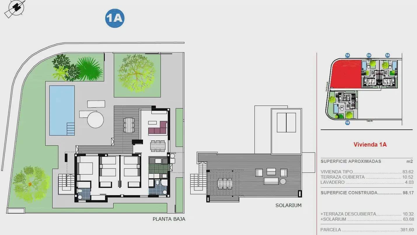 3 chambre Villa/Maison à vendre à Els Poblets avec piscine garage - 415 000 € (Ref: 10086480)