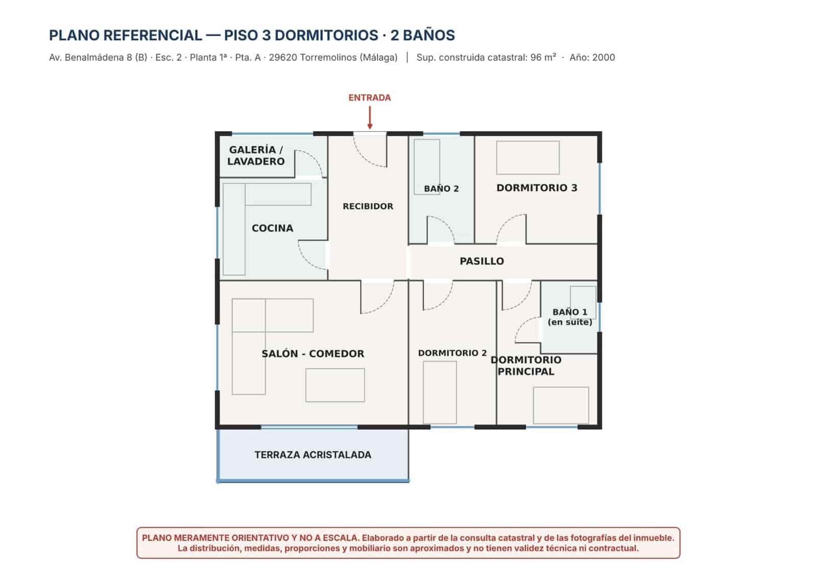 3 soveværelse Lejlighed til salg i Torremolinos med swimmingpool - € 370.000 (Ref: 10148945)