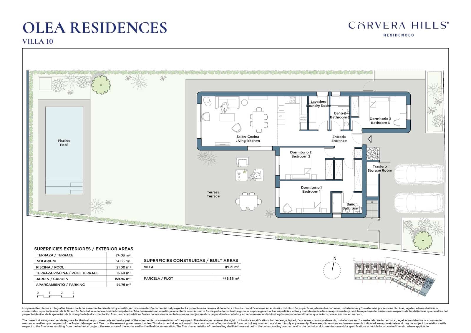 3 sypialnia Willa na sprzedaż w Corvera z basenem garażem - 506 000 € (Ref: 10100993)