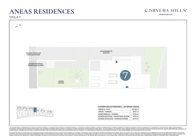 3 soverom Kjedet enebolig til salgs i Corvera, Murcia by med svømmebasseng garasje - € 375 000 (Ref: 10103528)