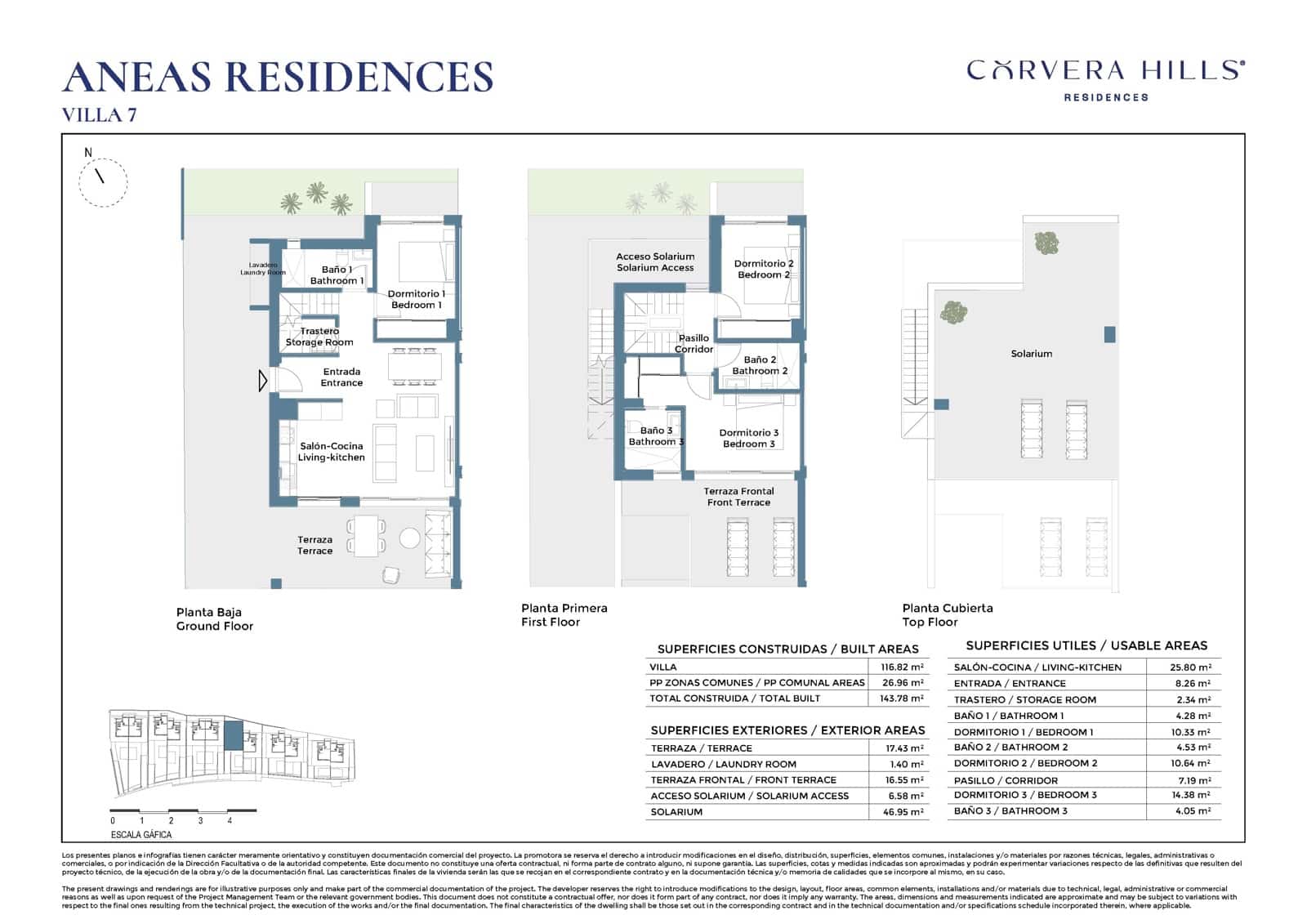 Pareado de 3 habitaciones en Corvera en venta con piscina garaje - 375.000 € (Ref: 10103528)