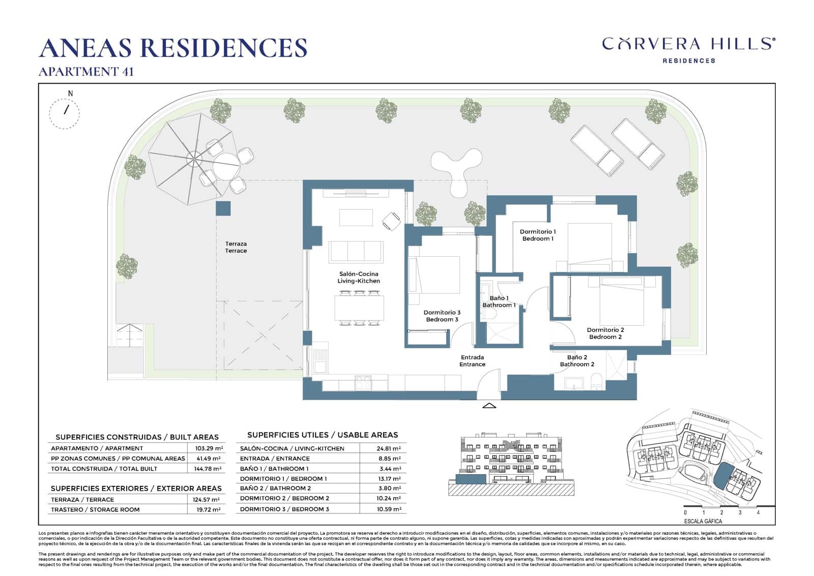 3 quarto Apartamento para venda em Corvera com piscina garagem - 320 000 € (Ref: 10106400)