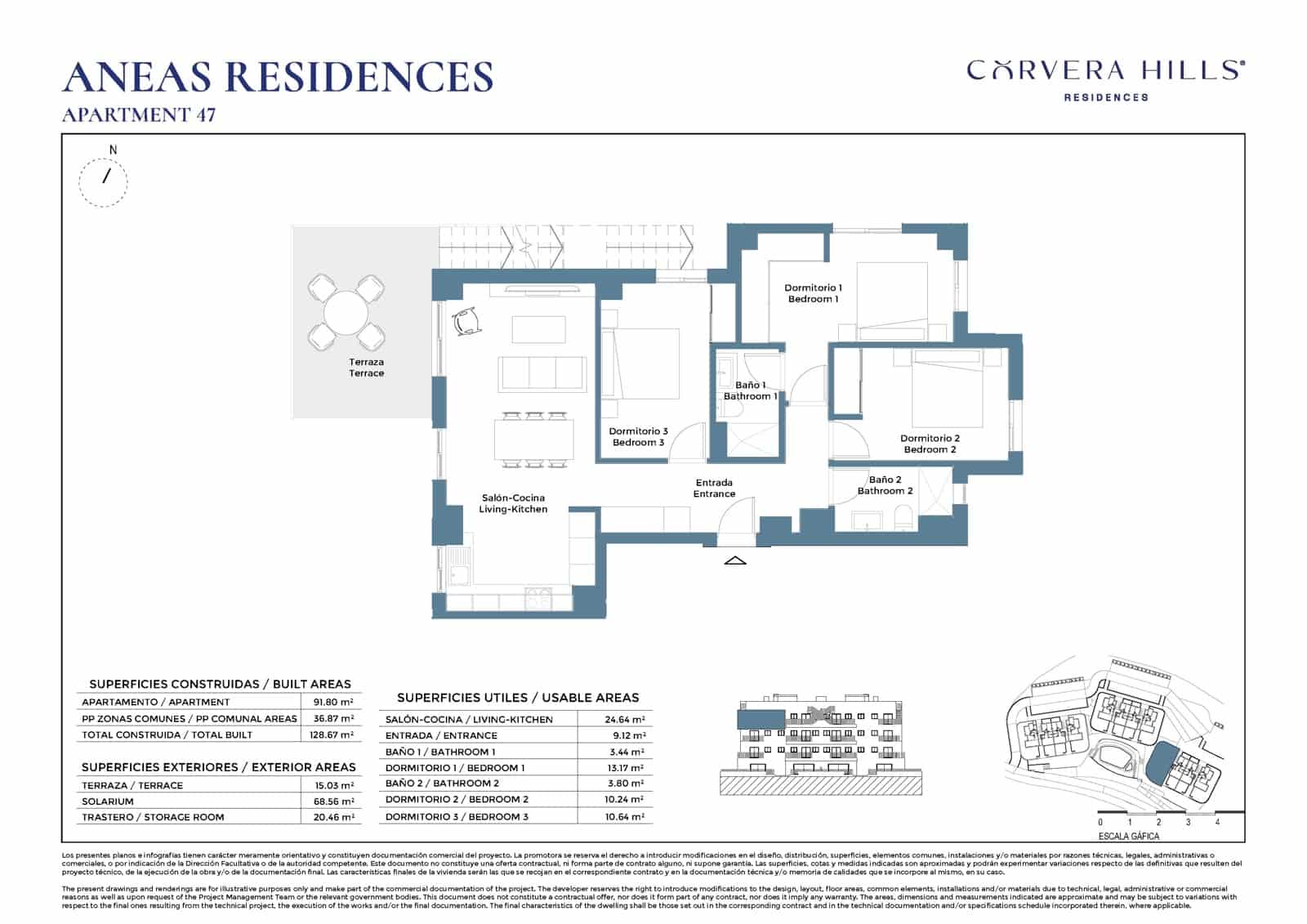 3 bedroom Apartment for sale in Corvera with pool garage - € 350,000 (Ref: 10106425)