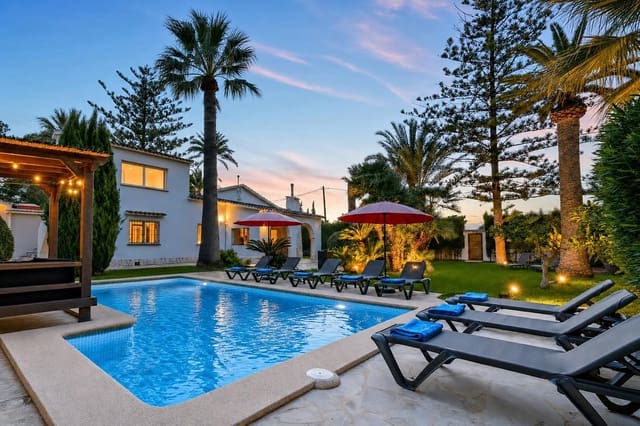 4 bedroom Villa for holiday rental in El Palmar - Los Molinos, Dénia with pool garage - € 1,029 (Ref: 3712545)