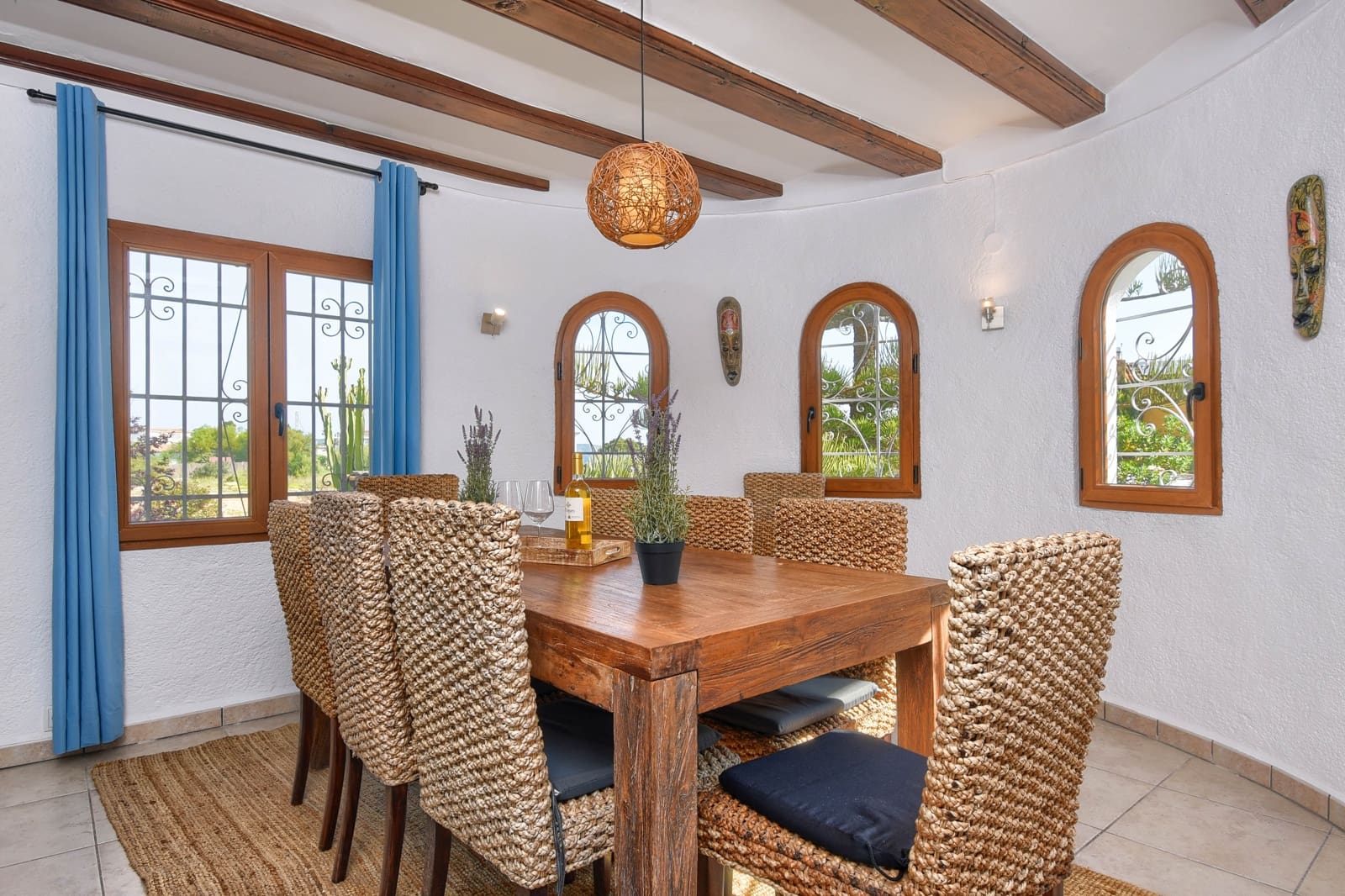 Villa/Maison de 4 chambres de location de vacances à Adsubia avec piscine garage - 838 € (Ref: 3712548)