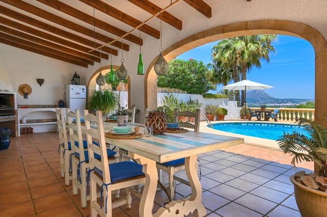 2 makuuhuone Huvila lomavuokrausta paikassa Cap Martí - El Tossalet - Pinomar, Javea / Xàbia mukana uima-altaan 
autotalli - 508 € (Ref: 3712970)