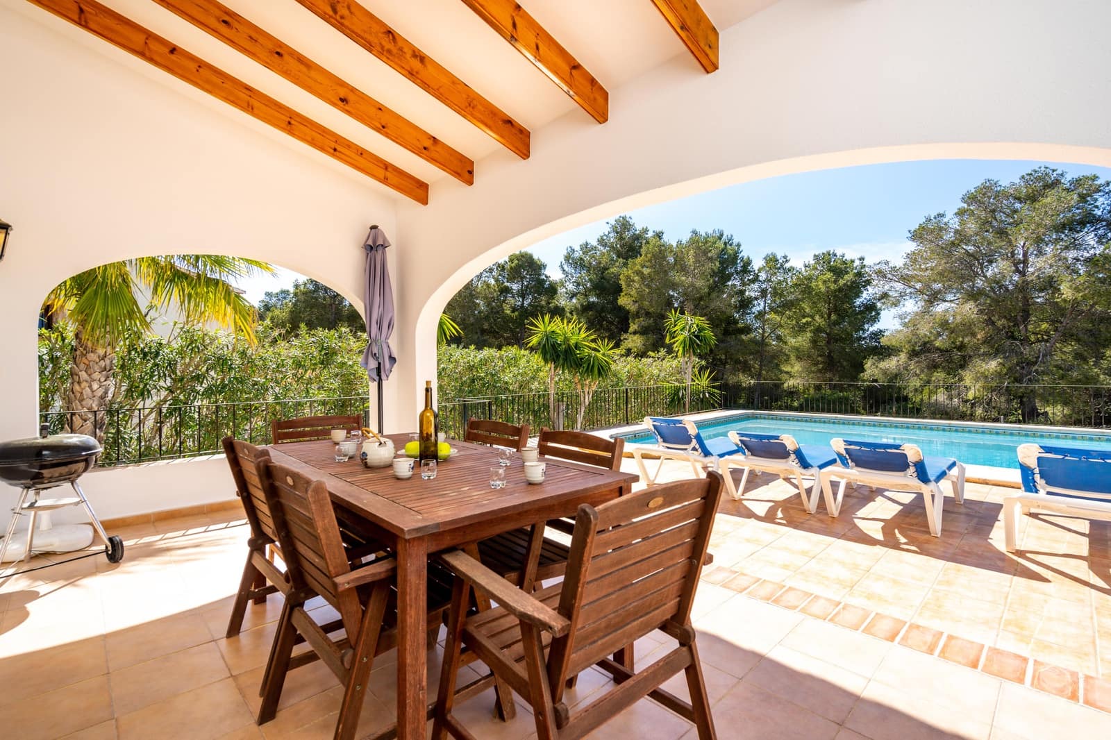 3 sovrum Villa för semesterbostäder i Javea / Xabia med pool garage - 475 € (Ref: 3712973)