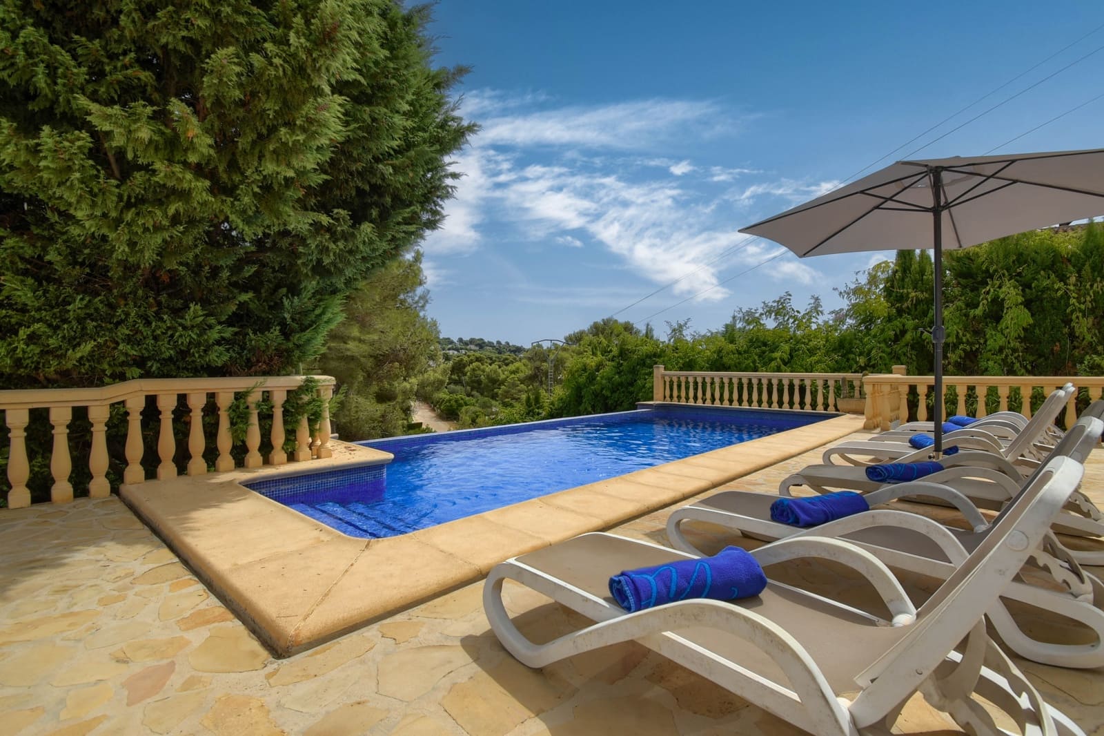 2 sovrum Villa för semesterbostäder i Javea / Xabia med pool garage - 452 € (Ref: 3799228)