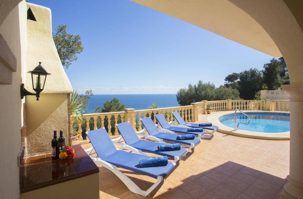 Villa/Maison de 2 chambres de location de vacances à Javea / Xabia avec piscine - 649 € (Ref: 3799236)