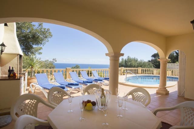Villa/Maison de 2 chambres de location de vacances à Portichol - Balcón al Mar, Javea / Xàbia avec piscine - 649 € (Ref: 3799236)