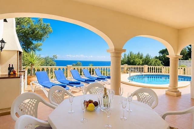 Chalet de 2 habitaciones en Portichol - Balcón al Mar, Javea / Xàbia en alquiler vacacional con piscina - 649 € (Ref: 3799236)