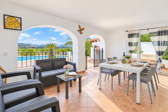 3 soverom Villa til salgs i Portichol - Balcón al Mar, Javea / Xàbia med svømmebasseng garasje - € 532 (Ref: 3799249)