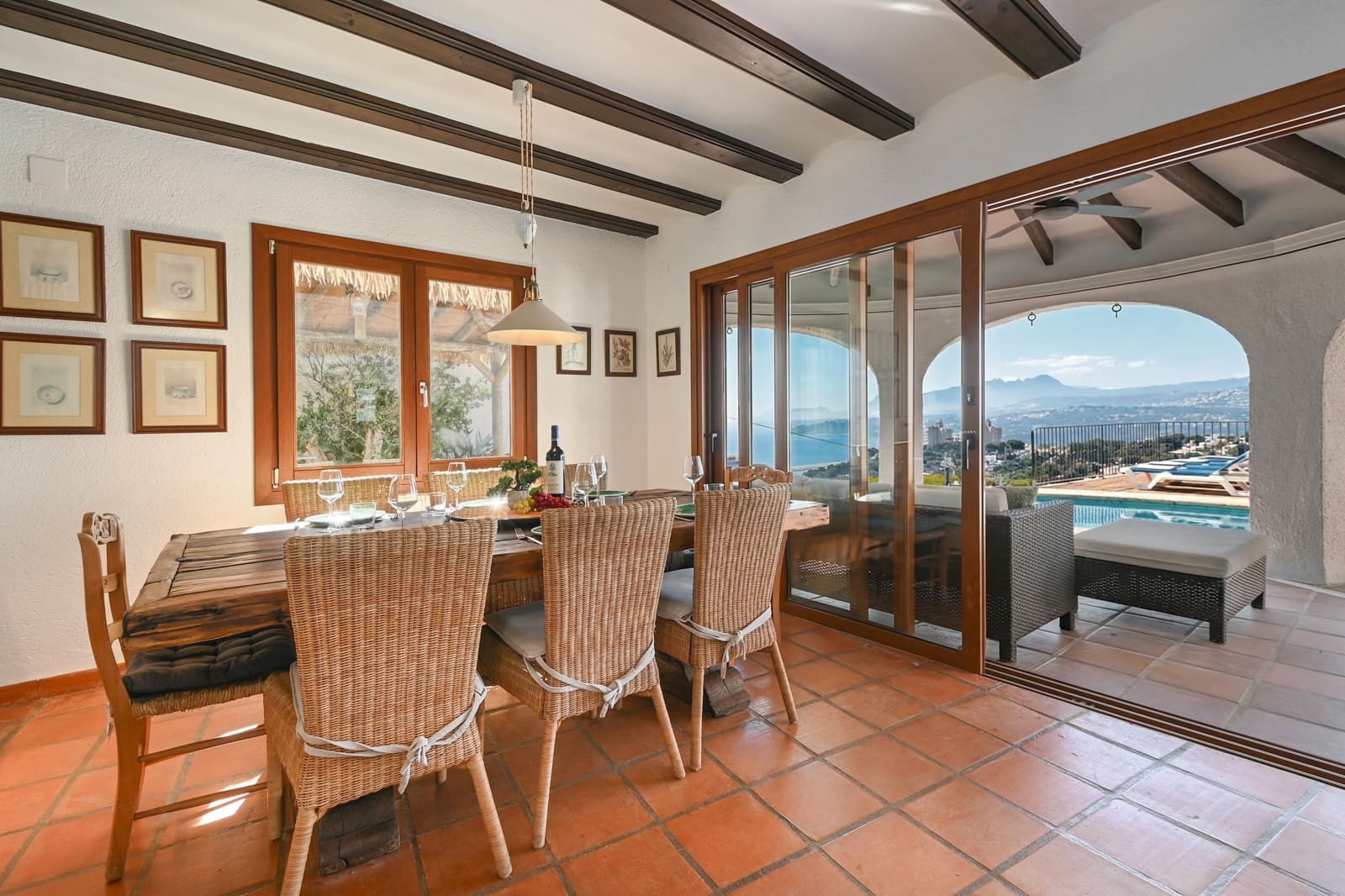 2 Zimmer Ferienvilla in Moraira mit Pool Garage - 1.343 € (Ref: 3799279)