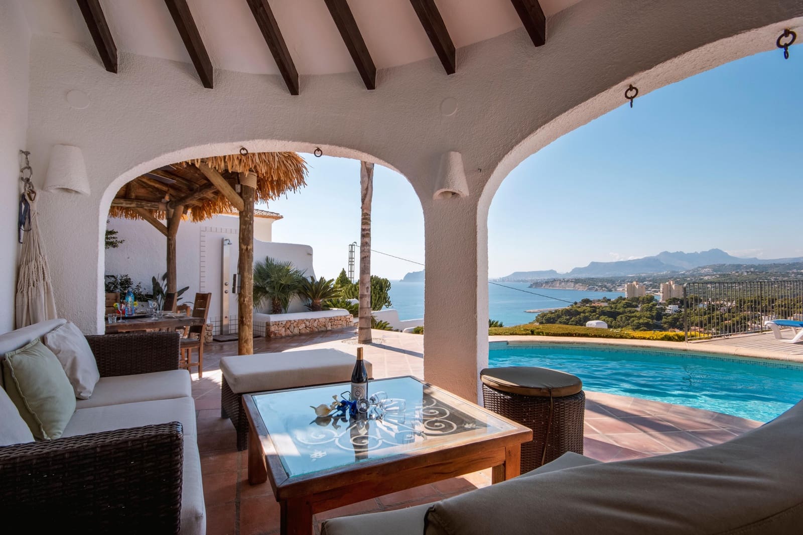 2 slaapkamer Villa voor vakantieverhuur in Moraira met zwembad garage - € 1.343 (Ref: 3799279)