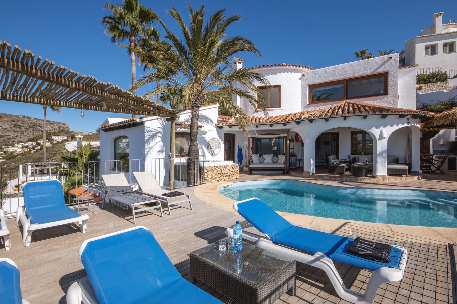 3 sovrum Villa för semesterbostäder i Moraira med pool garage - 1 276 € (Ref: 3928602)