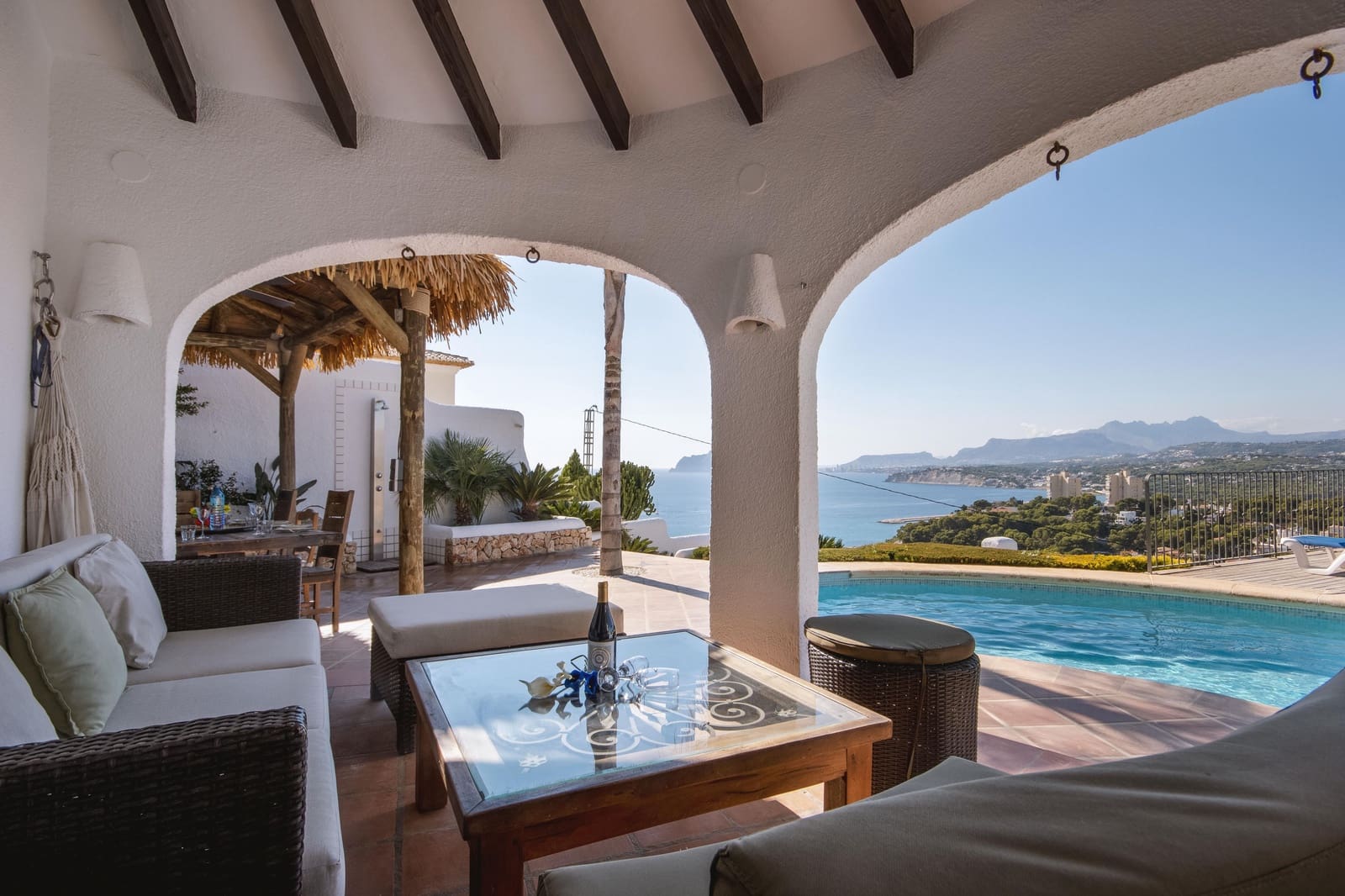 3 sovrum Villa för semesterbostäder i Moraira med pool garage - 1 276 € (Ref: 3928602)