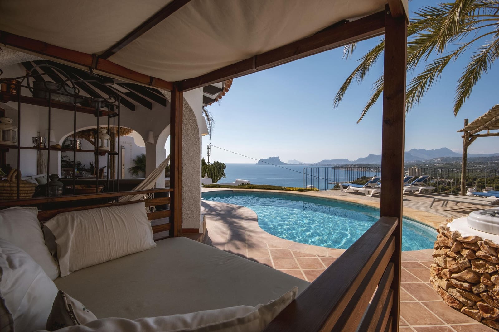 3 sovrum Villa för semesterbostäder i Moraira med pool garage - 1 276 € (Ref: 3928602)