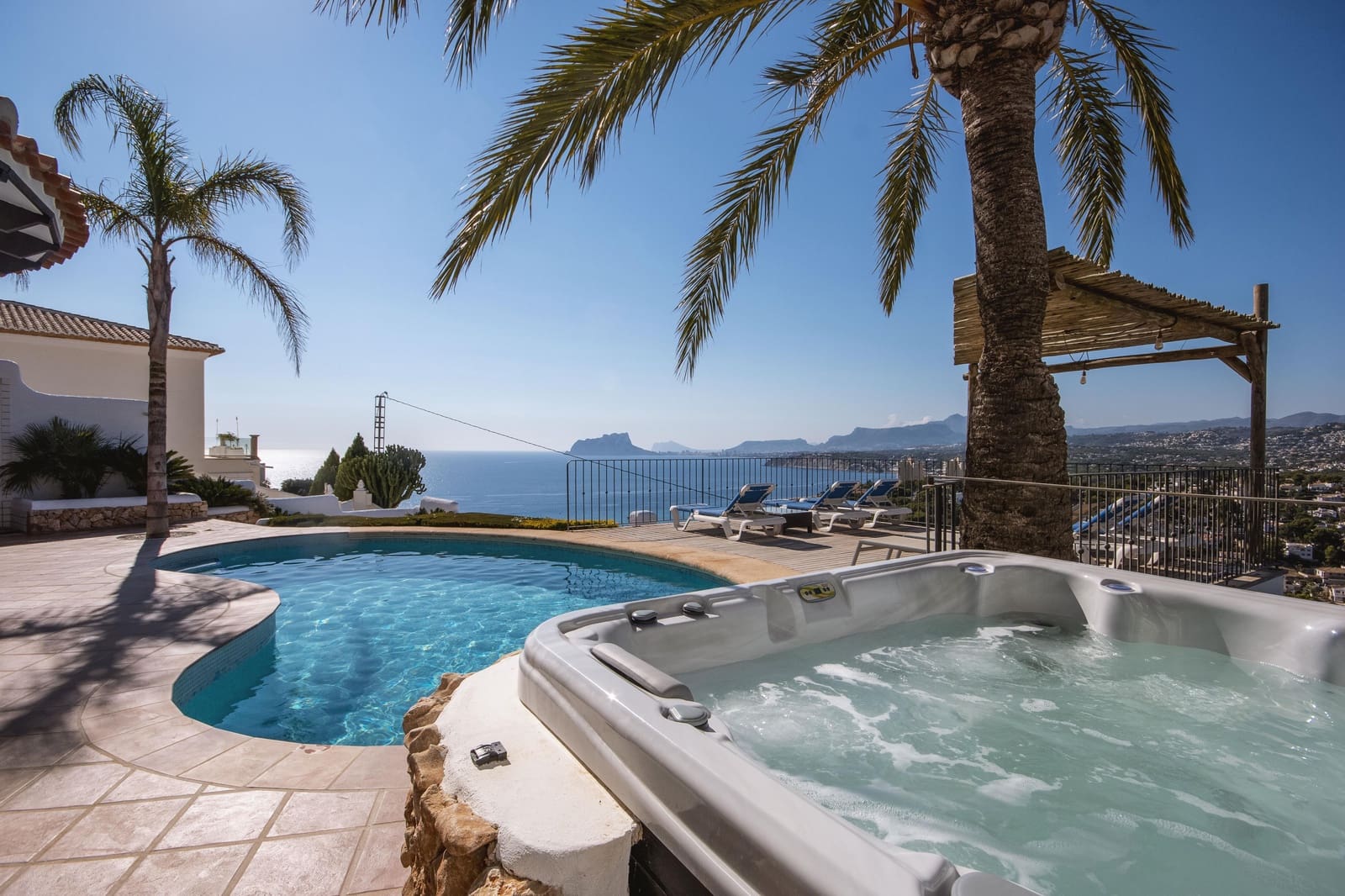 3 sovrum Villa för semesterbostäder i Moraira med pool garage - 1 276 € (Ref: 3928602)