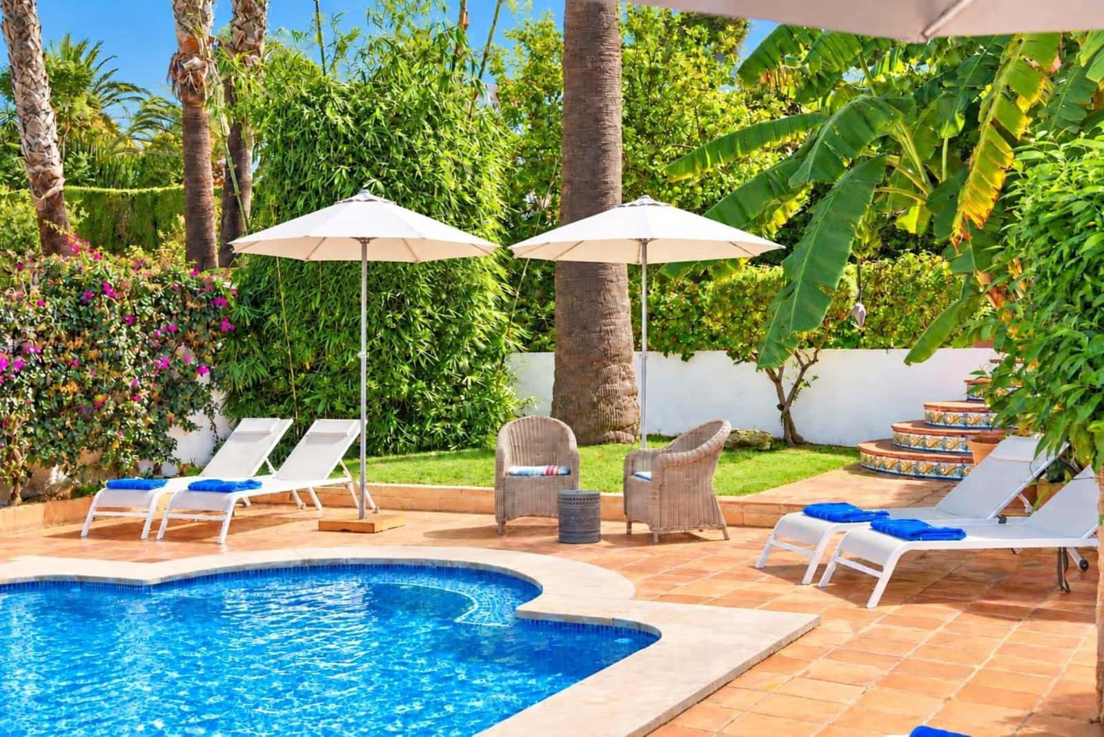 2 makuuhuone Huvila lomavuokrausta paikassa Javea / Xabia mukana uima-altaan 
autotalli - 523 € (Ref: 3928610)