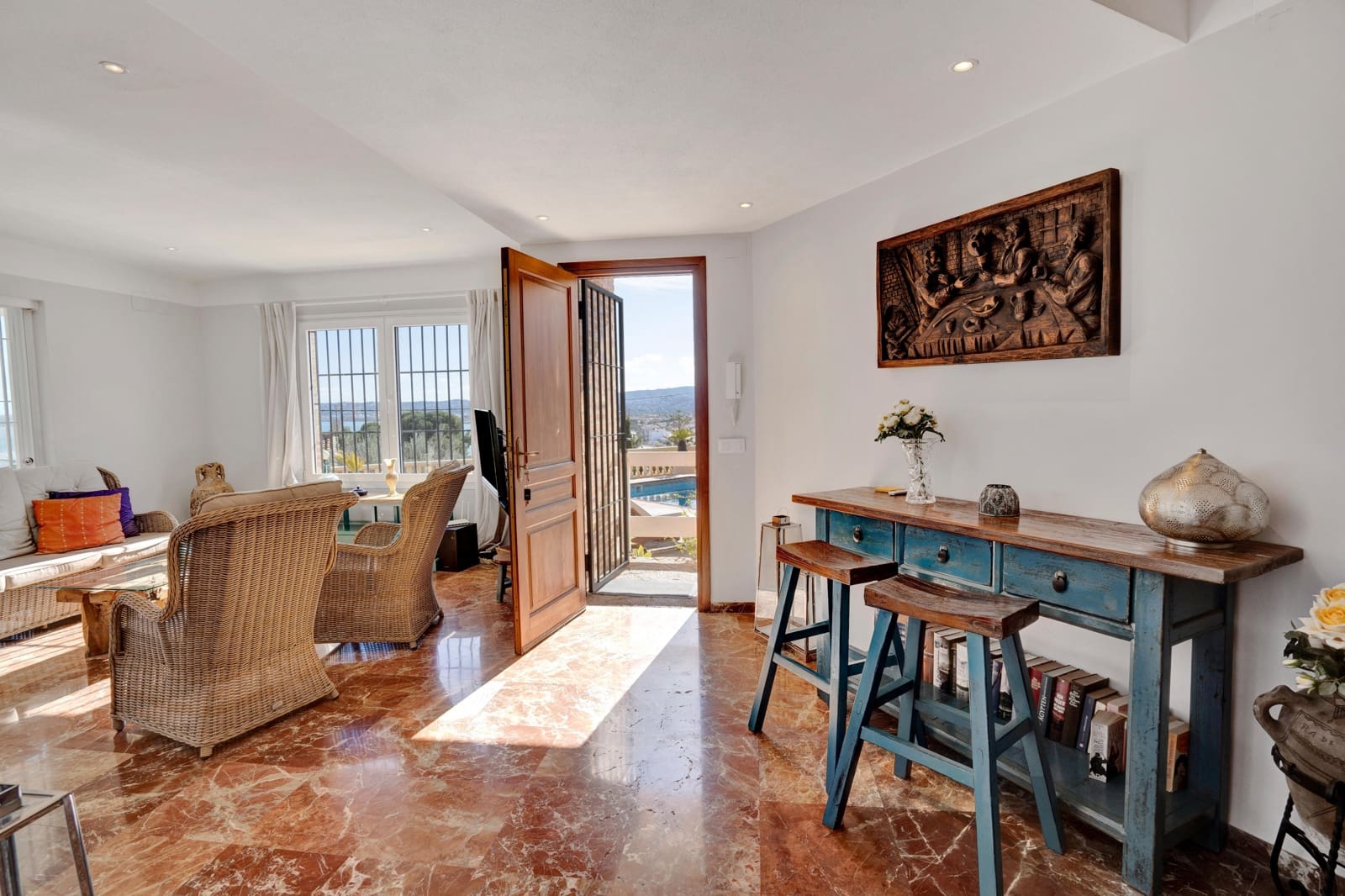 2 slaapkamer Villa voor vakantieverhuur in Javea / Xabia met zwembad garage - € 782 (Ref: 3999002)