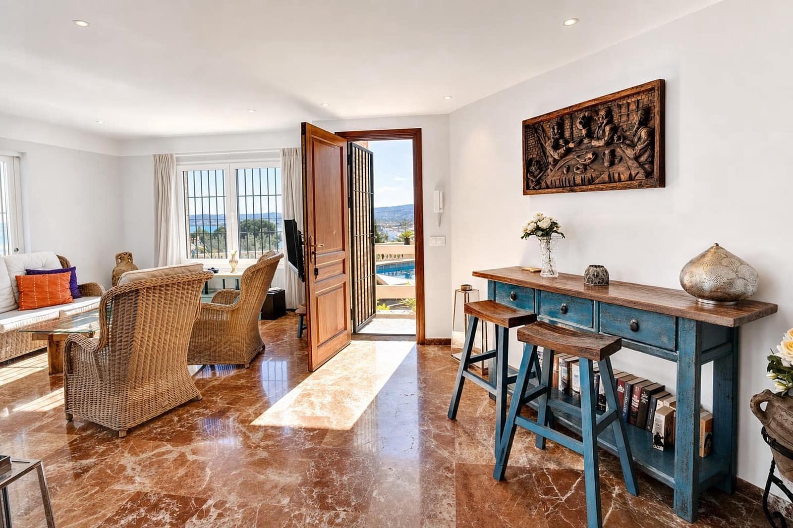 2 sovrum Villa för semesterbostäder i Javea / Xabia med pool garage - 782 € (Ref: 3999002)
