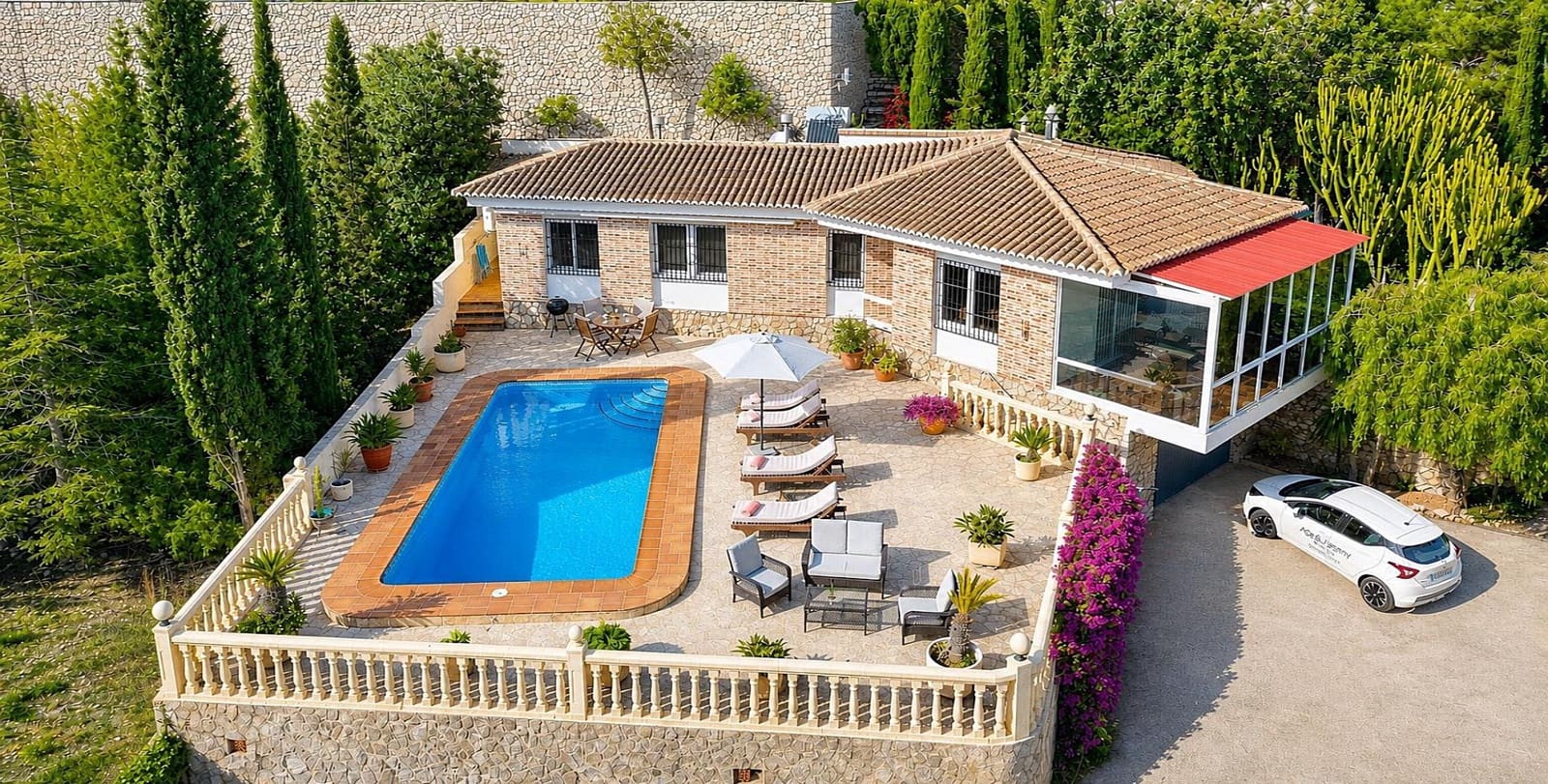 2 sovrum Villa för semesterbostäder i Javea / Xabia med pool garage - 782 € (Ref: 3999002)