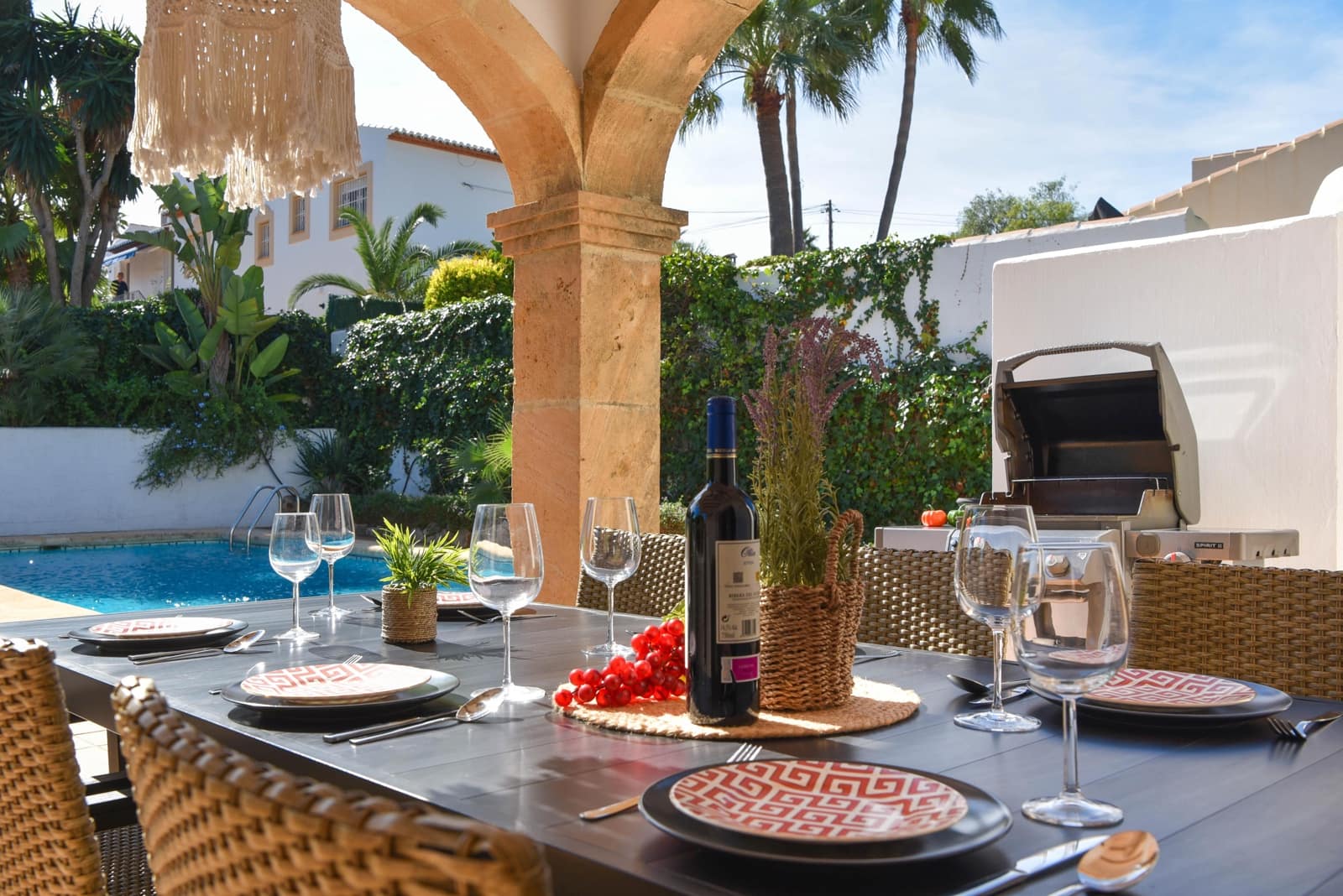 3 Zimmer Ferienvilla in Javea / Xabia mit Pool Garage - 511 € (Ref: 4026159)