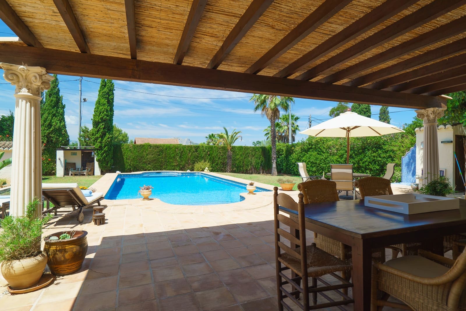 3 bedroom Villa for holiday rental in La Xara with pool garage - € 585 (Ref: 4026164)