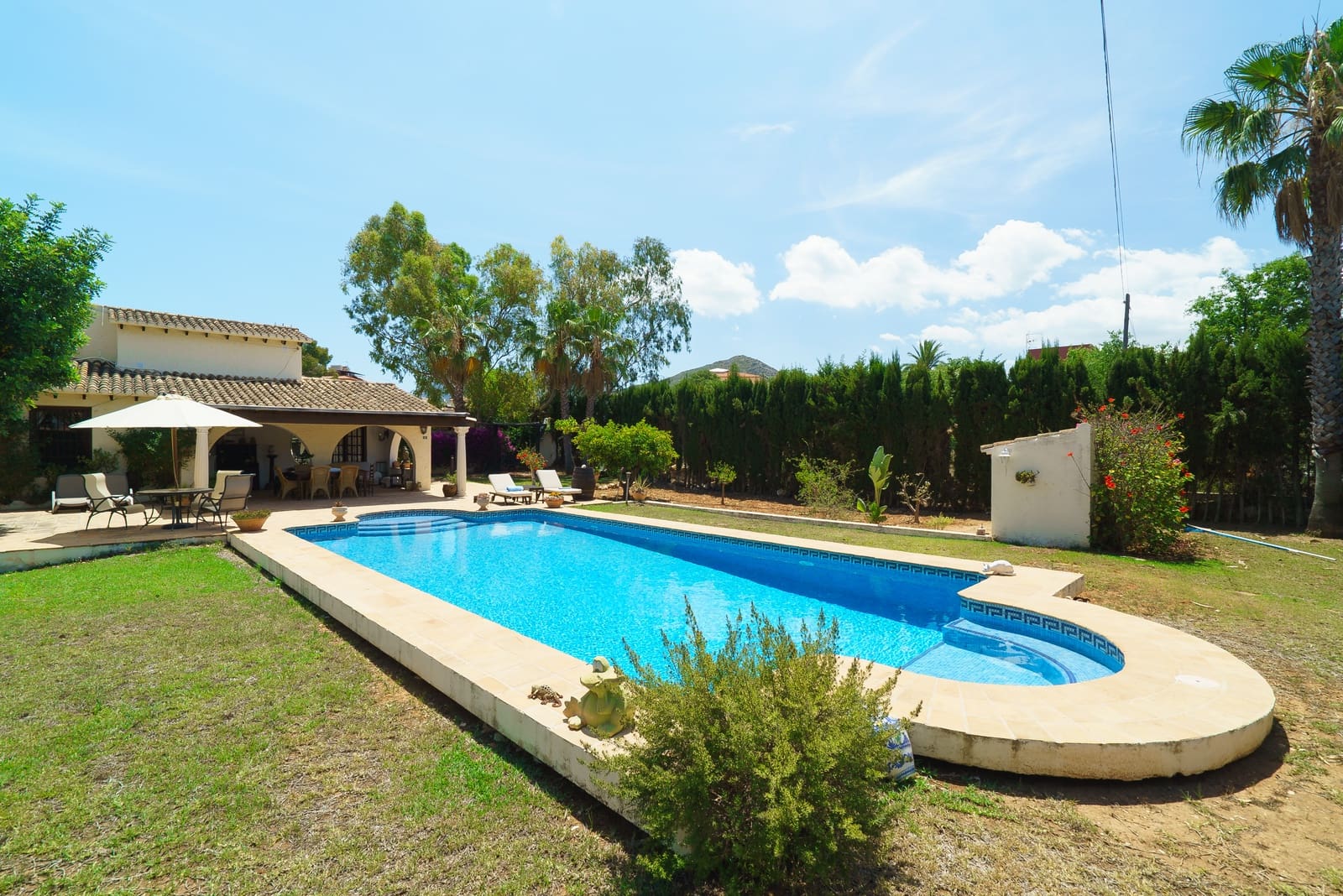 3 bedroom Villa for holiday rental in La Xara with pool garage - € 585 (Ref: 4026164)