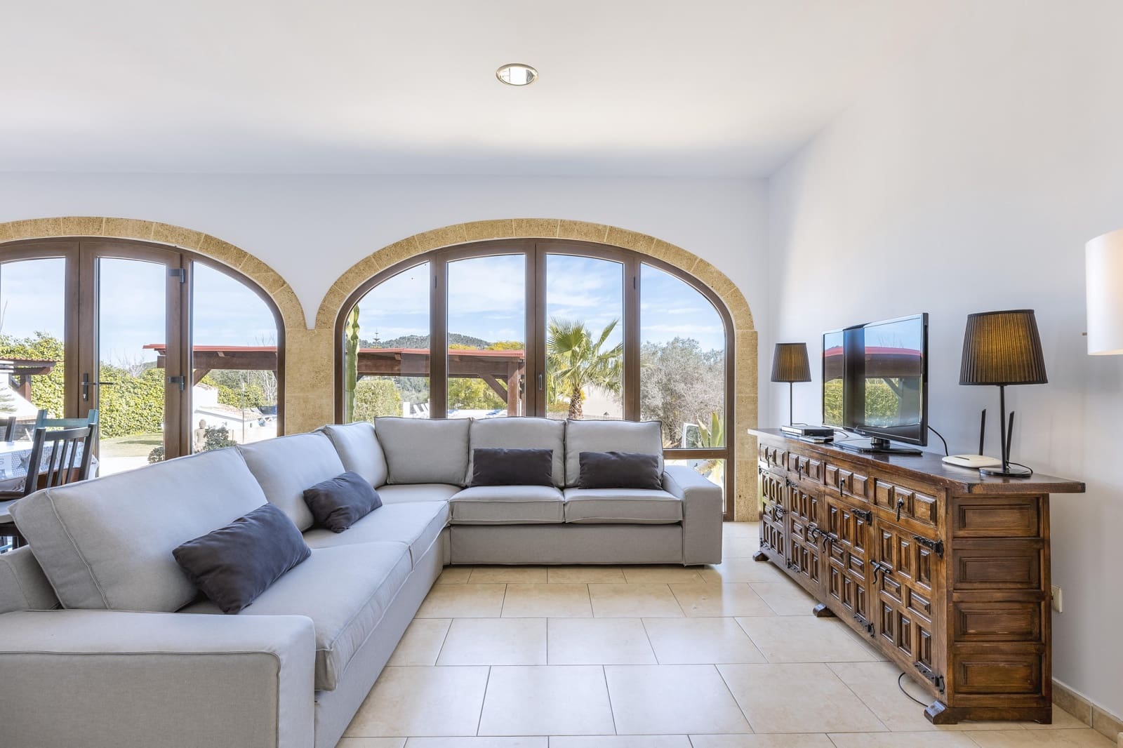 6 sovrum Villa för semesterbostäder i Javea / Xabia med pool garage - 1 946 € (Ref: 4026180)
