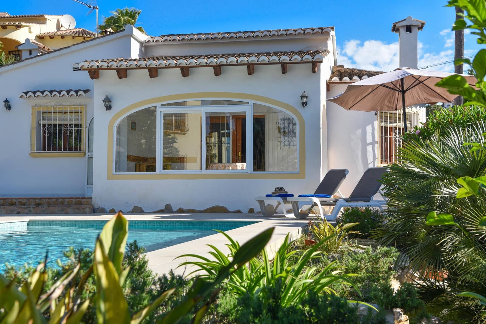 3 makuuhuone Huvila lomavuokrausta paikassa Benitachell / Benitatxell mukana uima-altaan 
autotalli - 582 € (Ref: 4712484)