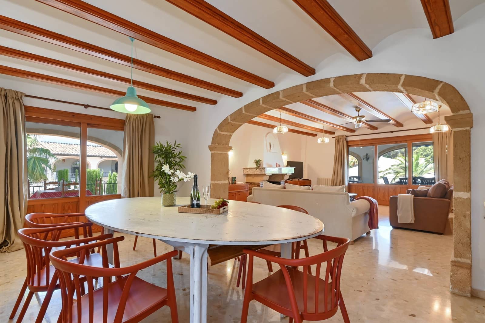 6 bedroom Villa for holiday rental in Adsubia with pool garage - € 1,381 (Ref: 4836018)