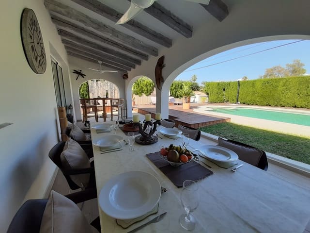 3 slaapkamer Villa voor vakantieverhuur in Les Bassetes - El Marjal, Dénia met zwembad garage - € 1.107 (Ref: 4858749)