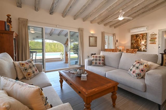 Villa/Maison de 3 chambres de location de vacances à Les Bassetes - El Marjal, Dénia avec piscine garage - 1 221 € (Ref: 4858749)