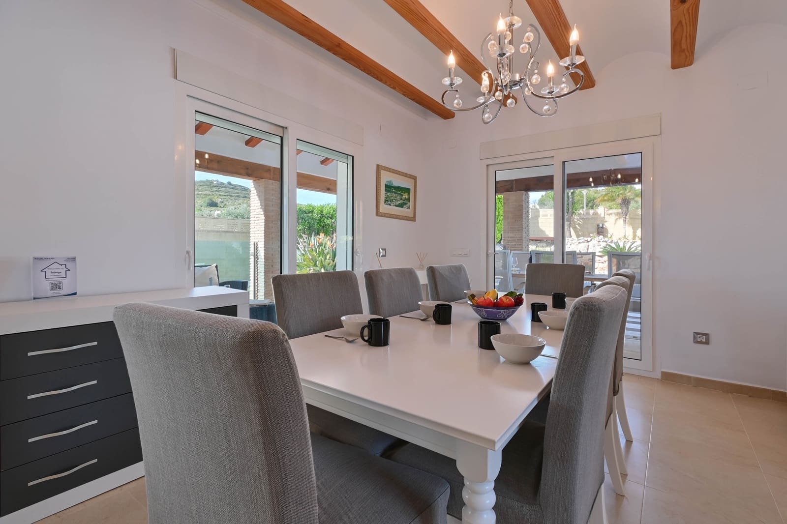 4 makuuhuone Maalaistalo lomavuokrausta paikassa Benitachell / Benitatxell mukana uima-altaan 
autotalli - 948 € (Ref: 6043497)