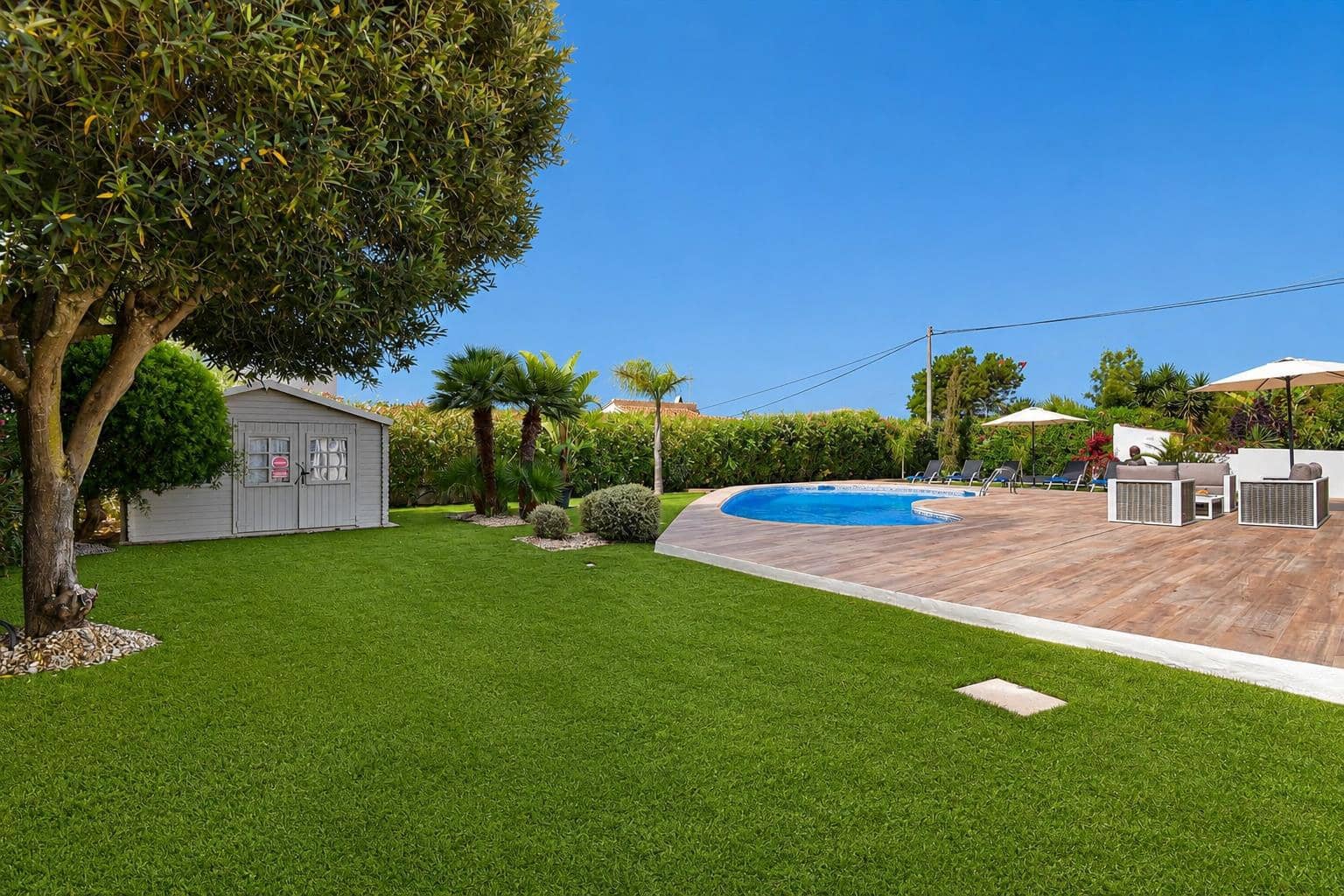 Villa/Maison de 3 chambres de location de vacances à Javea / Xabia avec piscine garage - 1 106 € (Ref: 6075626)