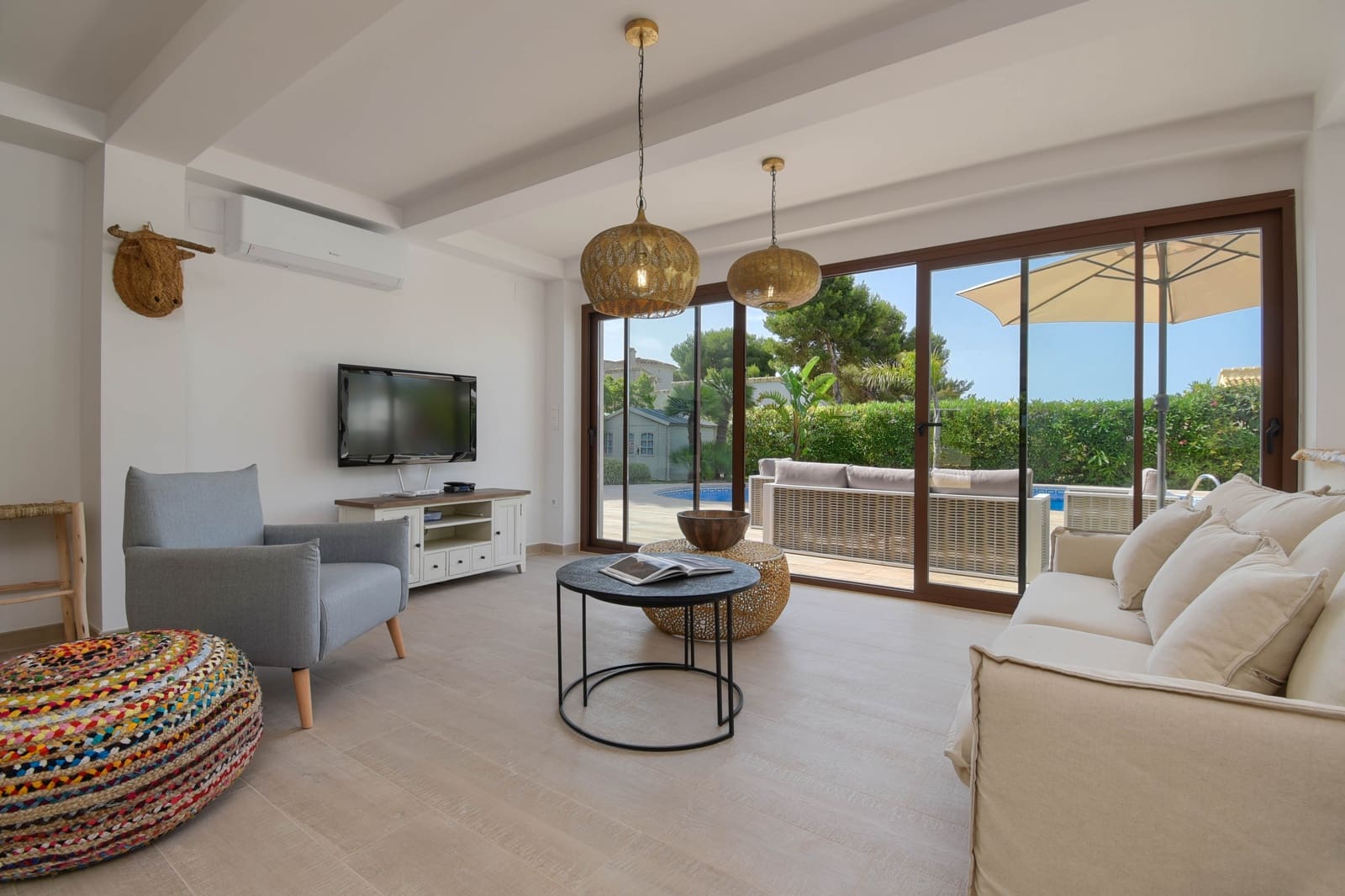 Villa/Maison de 3 chambres de location de vacances à Javea / Xabia avec piscine garage - 1 106 € (Ref: 6075626)