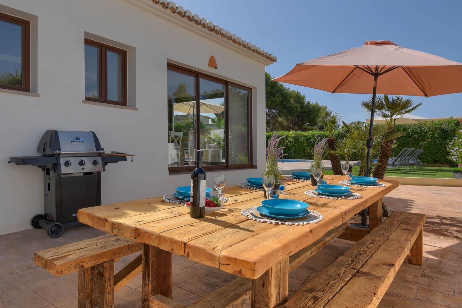 Villa/Maison de 3 chambres de location de vacances à Javea / Xabia avec piscine garage - 1 106 € (Ref: 6075626)