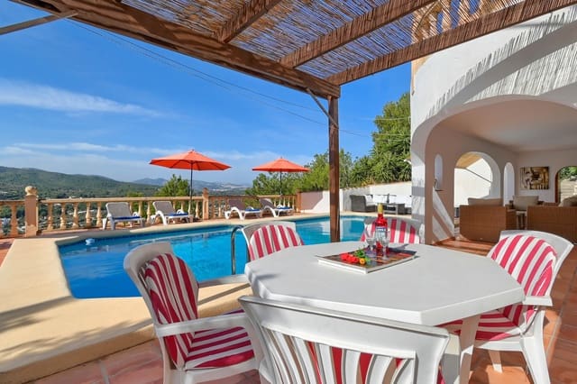3 quarto Moradia para arrendamento para férias em Partides comunes - Adsubia, Javea / Xàbia com piscina Garagem - 1 166 € (Ref: 6466758)