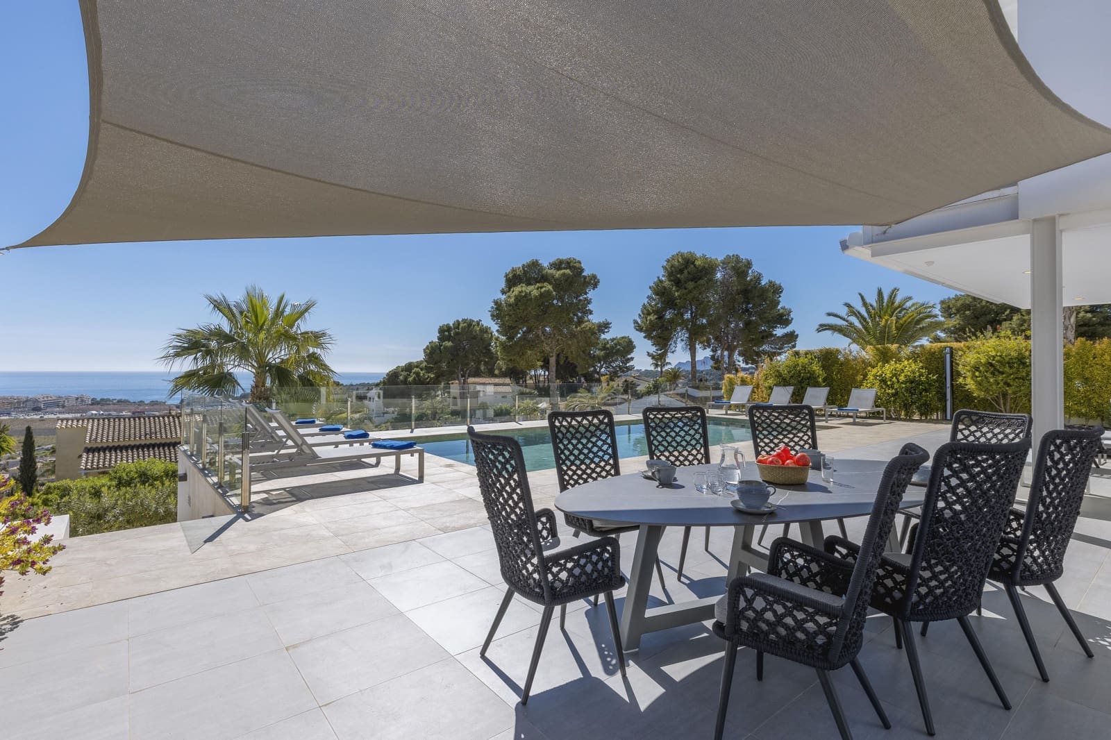 2 Zimmer Ferienvilla in Moraira mit Pool Garage - 1.079 € (Ref: 6960652)